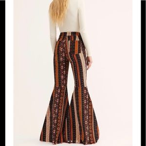 FREE PEOPLE JUST FLOAT ON FLARE CORDUROY PANTS